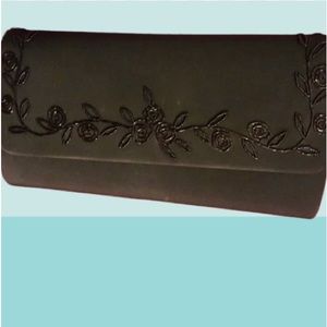 Valerie Stevens Vintage Black Clutch